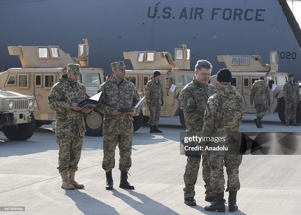 US hands over armored military vehicles to Ukraine