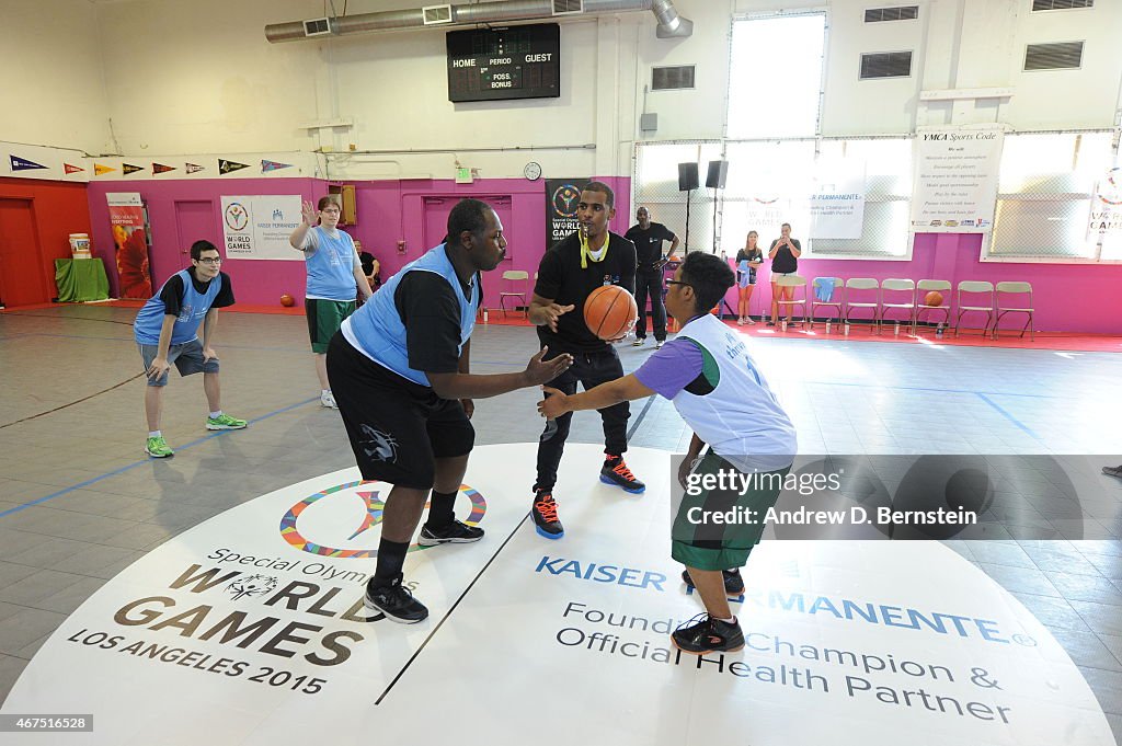 Chris Paul Special Olympics Basketball Clinic