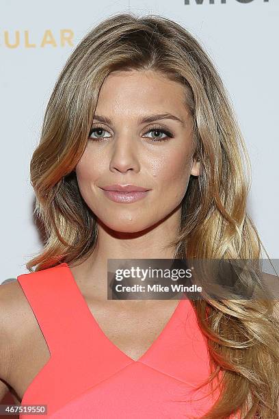 Actress AnnaLynne McCord attends the Sports Spectacular Luncheon, Benefiting Cedars-Sinai at The Beverly Hilton Hotel on March 25, 2015 in Beverly...