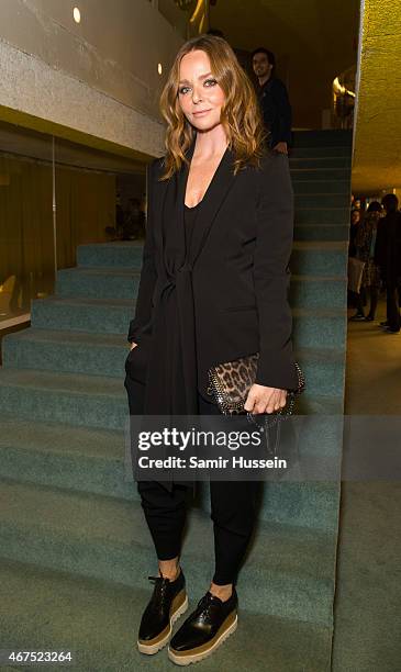 Stella McCartney attends an interview with Imran Amed of The Business of Fashion on March 25, 2015 in London, England.