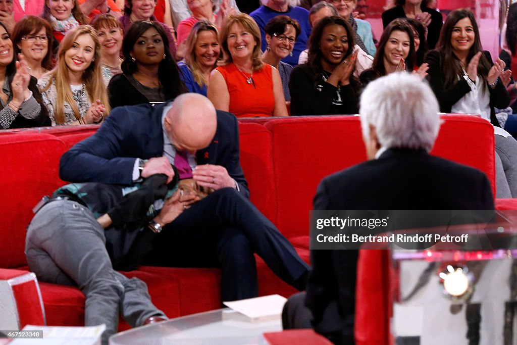 'Vivement Dimanche' French TV Show At Pavillon Gabriel In Paris