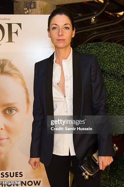 Mary McCartney attends a Stella McCartney interview with Imran Amed of The Business of Fashion on March 25, 2015 in London, England.