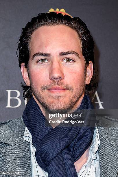 Actor Wes Ramsey attends the Bulova/Manchester United Trophy Tour Red Carpet Event at W Hollywood on February 6, 2014 in Hollywood, California.