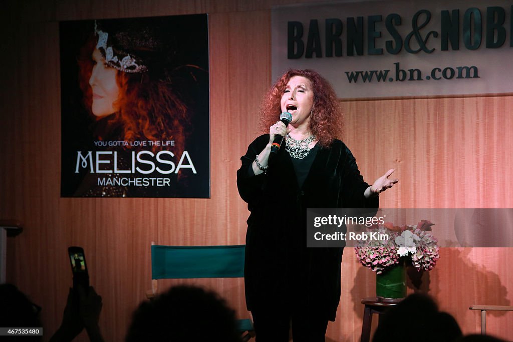 Melissa Manchester Performs And Signs Copies Of Her CD " You Gotta Love The Life"