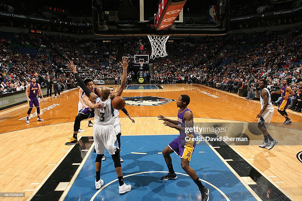 Los Angeles Lakers v Minnesota Timberwolves