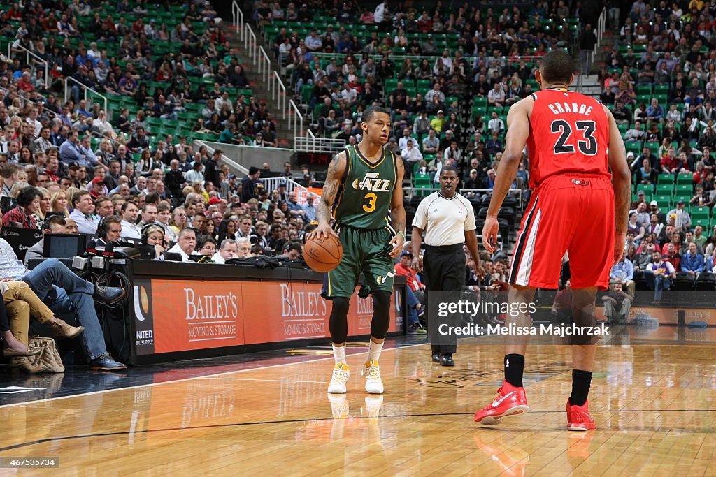 Portland Trail Blazers v Utah Jazz