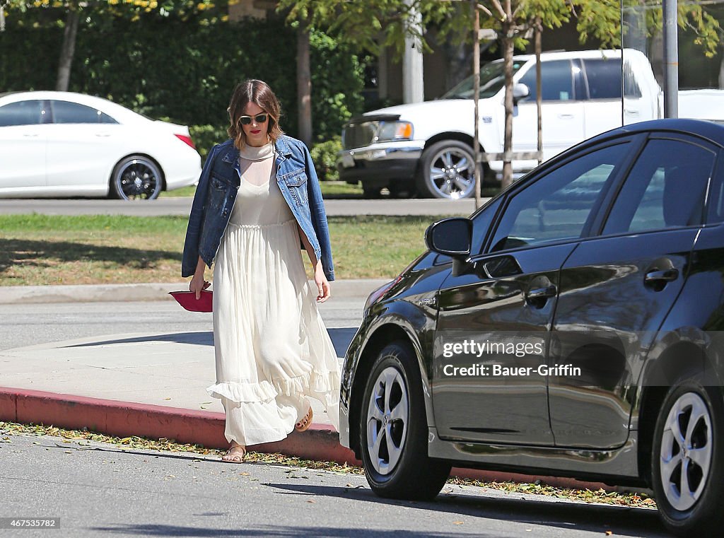 Celebrity Sightings In Los Angeles - March 25, 2015