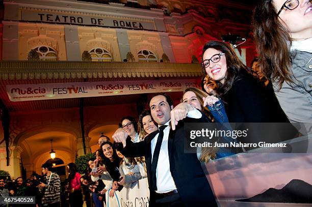 Alfonso Sanchez attends 'Alli Abajo' premiere during FesTVal Murcia 2015 on March 25, 2015 in Murcia, Spain.