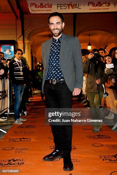 Jon Plazaola attends 'Alli Abajo' premiere during FesTVal Murcia 2015 on March 25, 2015 in Murcia, Spain.