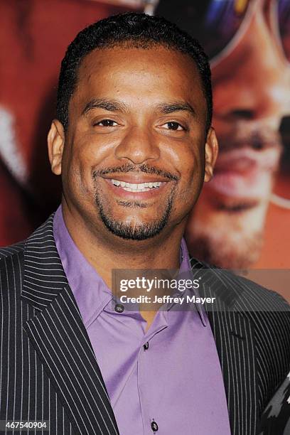 Actor Alfonso Ribeiro attends the Warner Bros. Pictures' 'Focus' premiere at TCL Chinese Theatre on February 24, 2015 in Hollywood, California.