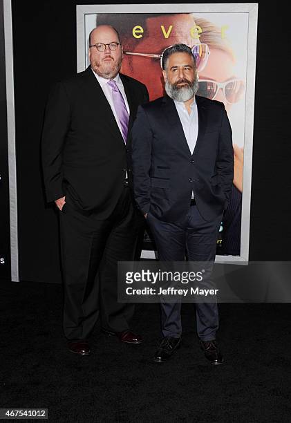Directors John Requa and Glenn Ficarra attend the Warner Bros. Pictures' 'Focus' premiere at TCL Chinese Theatre on February 24, 2015 in Hollywood,...