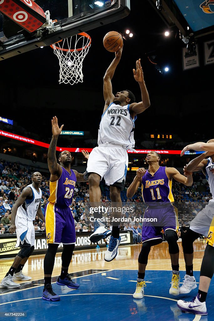 Los Angeles Lakers v Minnesota Timberwolves