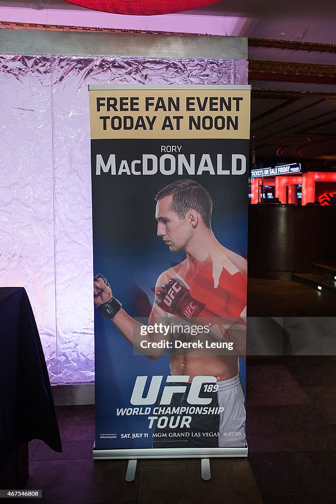 UFC 189 World Championship Press Tour - Calgary