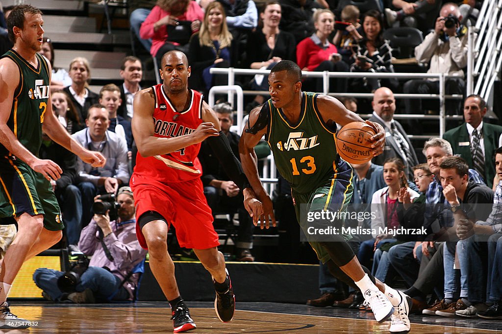 Portland Trail Blazers v Utah Jazz