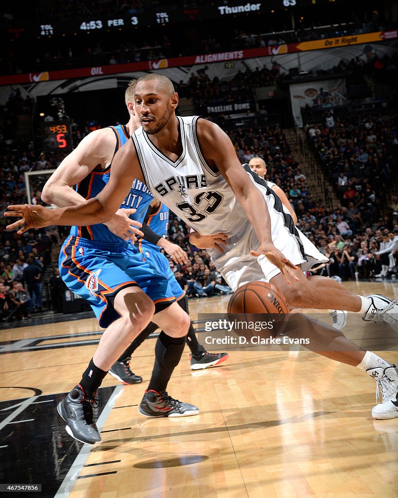 Oklahoma City Thunder v San Antonio Spurs