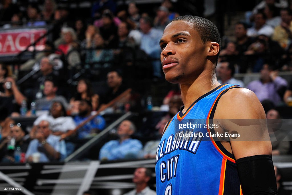 Oklahoma City Thunder v San Antonio Spurs