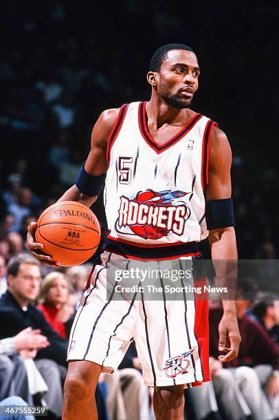 Cuttino Mobley of the Houston Rockets during the game against the Portland Trail Blazers on December 2, 2000 at Compaq Center in Houston, Texas.