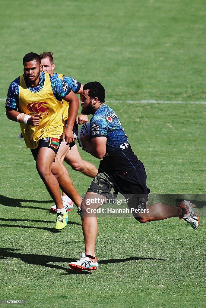 New Zealand Warriors Training Session