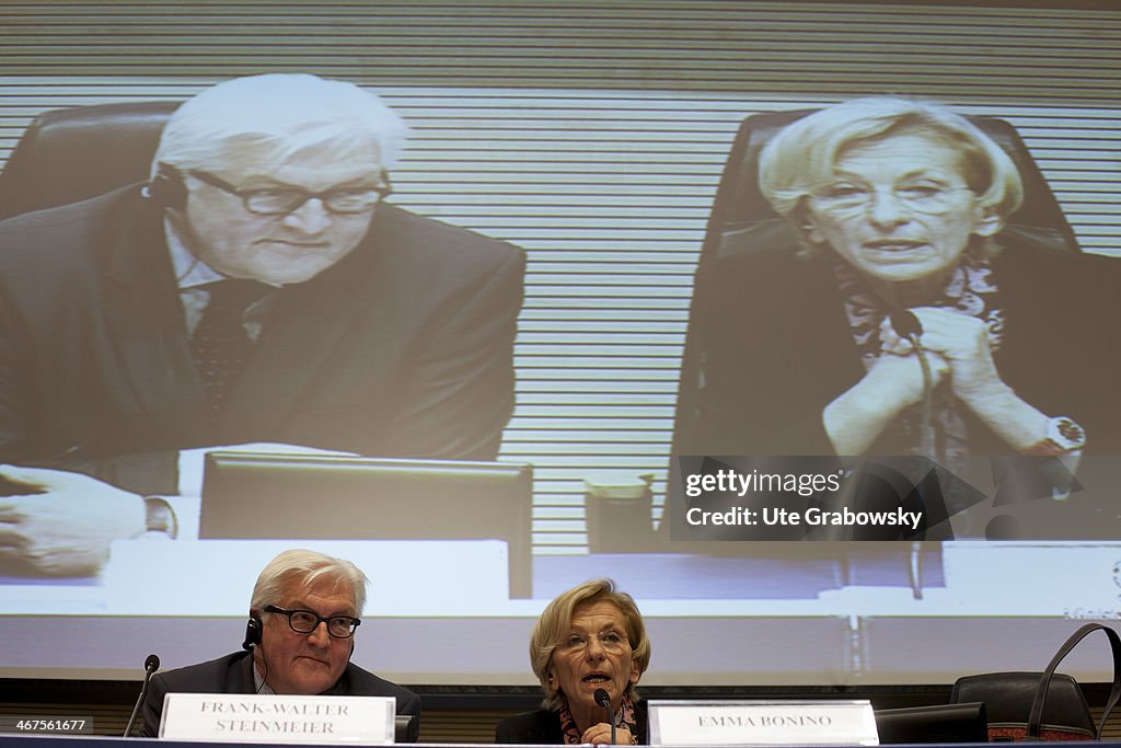 German Foreign Minister Steinmeier Travels To Rome