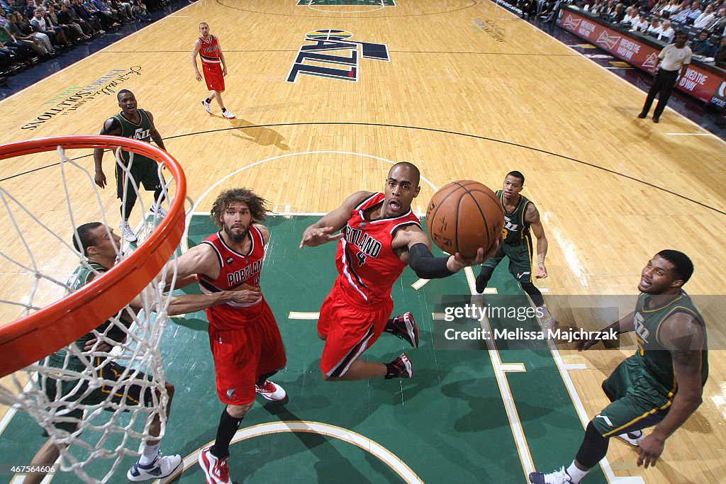 Portland Trail Blazers v Utah Jazz