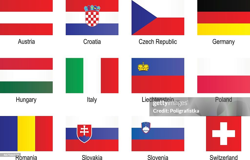 Flags - Central Europe