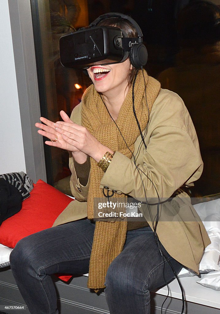 Mathilde Serrell Journalist/presenter Mathilde Serrell attends the 'Edelweiss' Beer ...