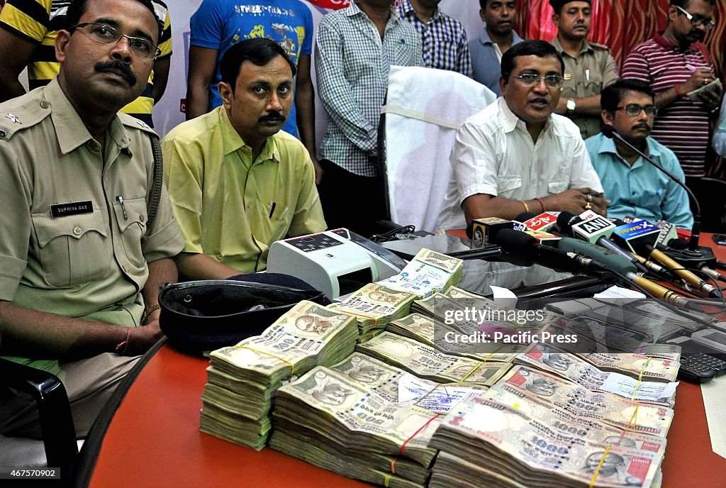 The Bibhannagar police seized Rs. 35.27 lakh rupee and  2...