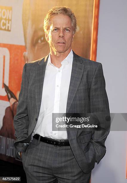 Actor Greg Germann arrives at the Los Angeles premiere of "Get Hard" at TCL Chinese Theatre IMAX on March 25, 2015 in Hollywood, California.