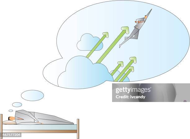 dream - better sleep stock illustrations