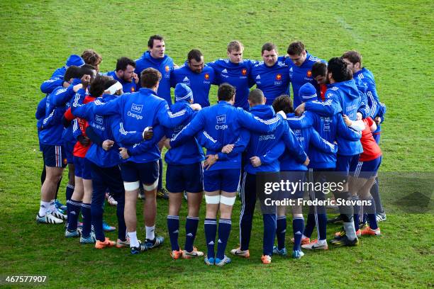 Ff Rugby 14,492 French Rugby Team Training Session In Marcoussis Photos & High ...