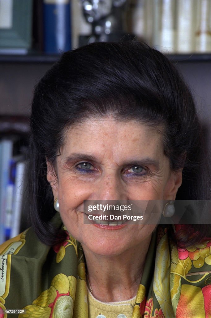 Lea Rabin Portrait of Leah Rabin , Tel Aviv, Israel, January 27, 1999. She was ...