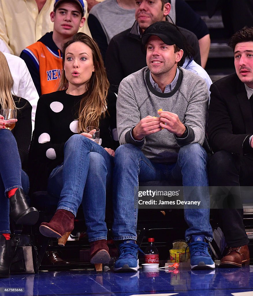 Celebrities Attend Los Angeles Clippers Vs New York Knicks Game - March 25, 2015