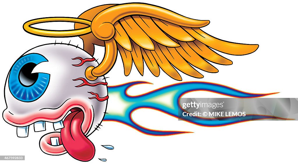 Flying Angel Eyeball