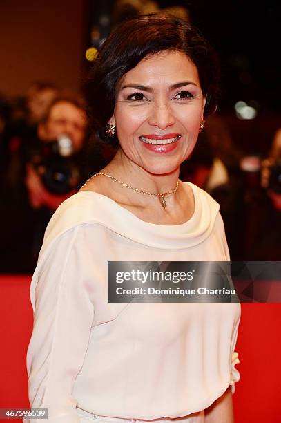 Dolores Heredia attends the 'Two Men in Town' photocall during 64th Berlinale International Film Festival at Grand Hyatt Hotel on February 7, 2014 in...