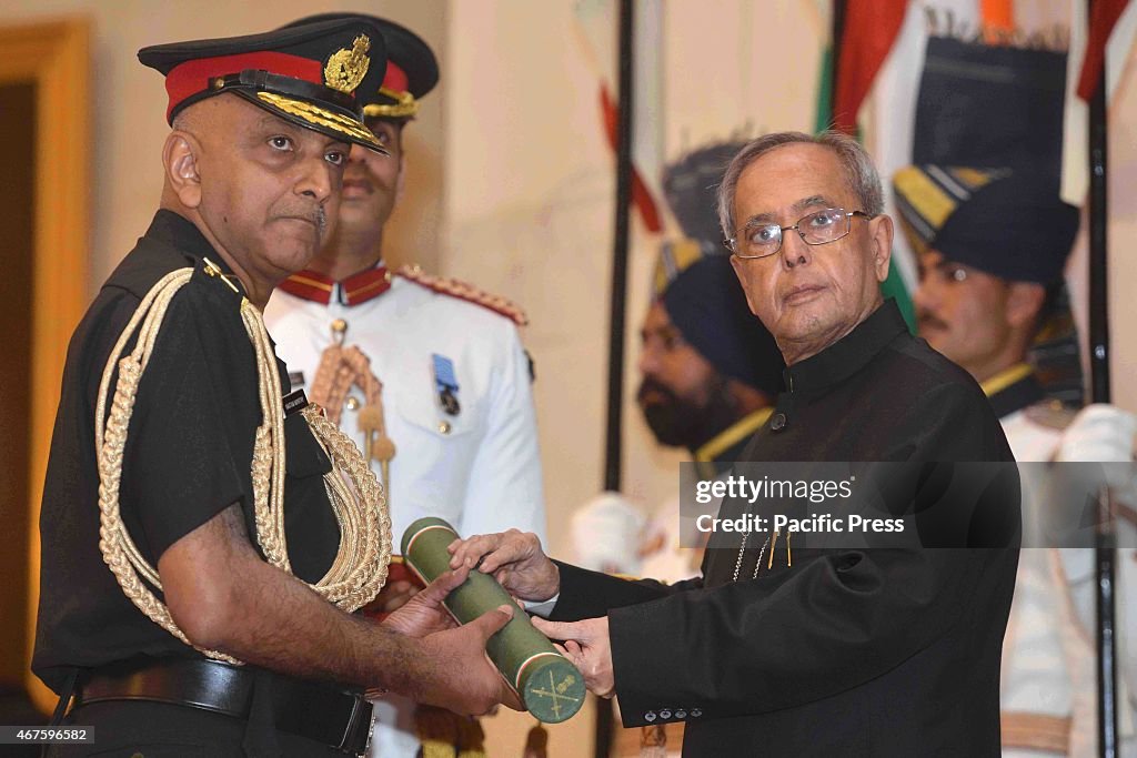 The President of India Shri Pranab Mukherjee; during the...