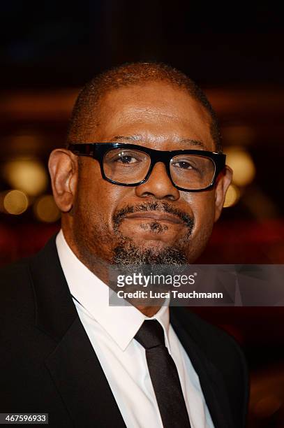 Actor Forest Whitaker attends the 'Two Men in Town' premiere during 64th Berlinale International Film Festival at Berlinale Palast on February 7,...