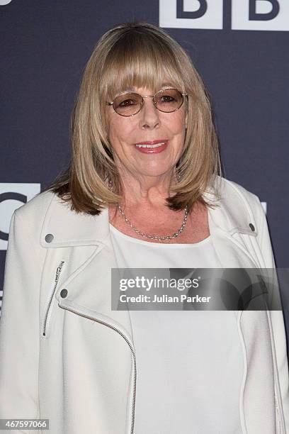 Frances de la Tour attends the BBC Films' 25th Anniversary Reception at BBC Broadcasting House on March 25, 2015 in London, England.