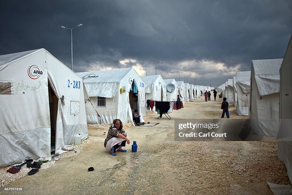 Syrian Refugees Seek Shelter In Turkish Camps