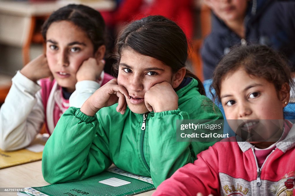 Syrian Refugees Seek Shelter In Turkish Camps