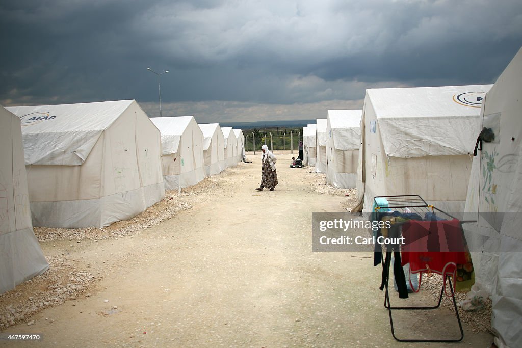 Syrian Refugees Seek Shelter In Turkish Camps