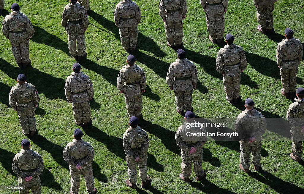 Soldiers Conduct The Final Afghan Medal Parade