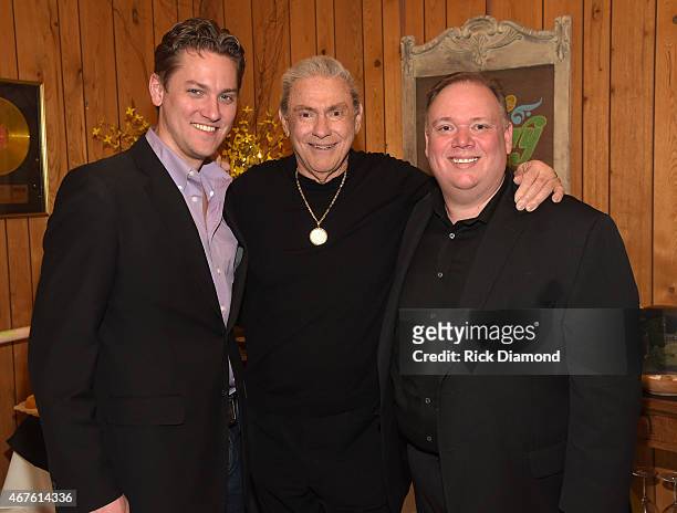 Jeremy Westby - Webster PR, Country Music Hall of Fame Inductee Jim Ed Brown and Kirt Webster - Webster PR attend Country Music Hall of Fame inducees...