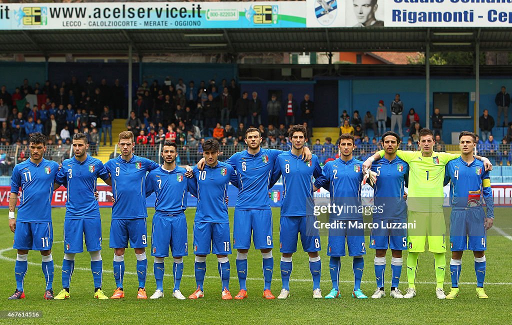 Italy U20 v Switzerland U20 - 4 Nations Tournament