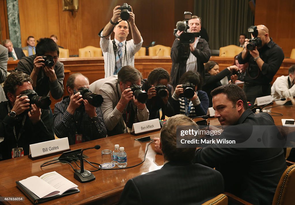 Bill Gates, Ben Affleck Testify At Hearing On Diplomacy And National Security