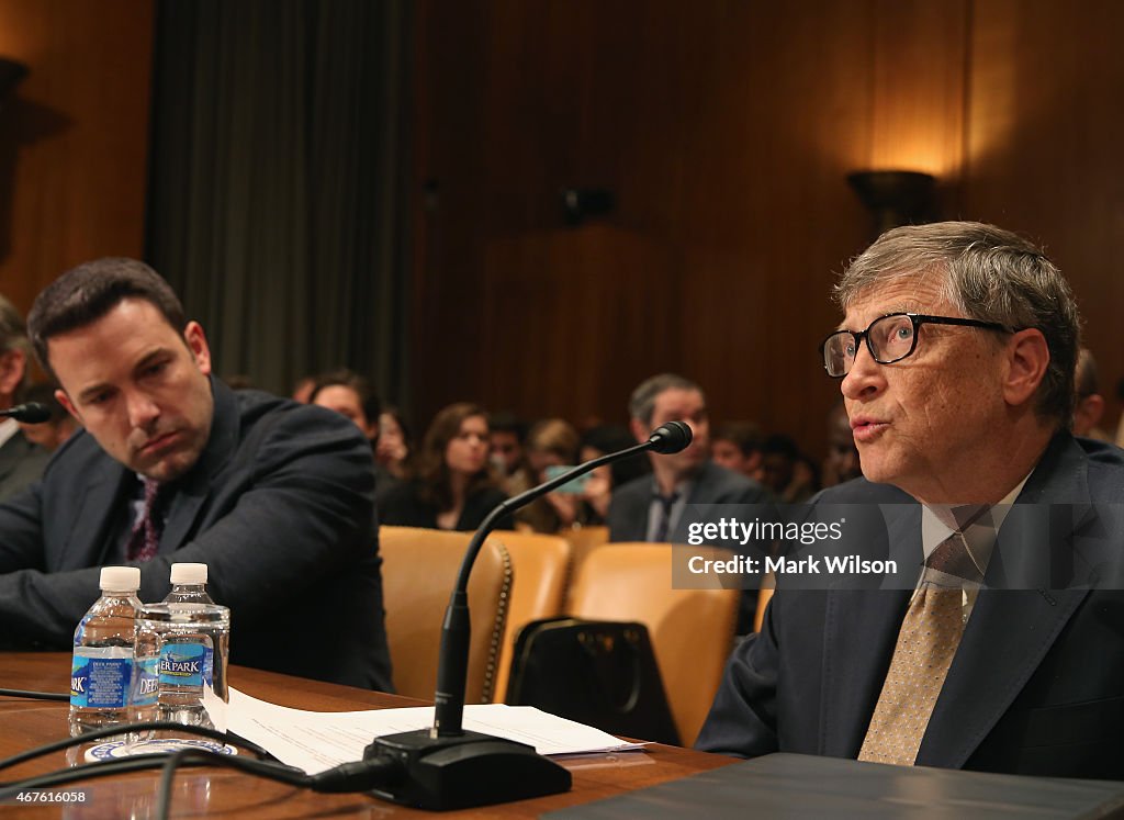 Bill Gates, Ben Affleck Testify At Hearing On Diplomacy And National Security