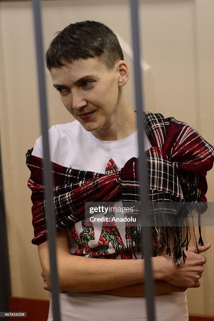 Ukrainian pilot Nadezhda Savchenko's trial in Moscow