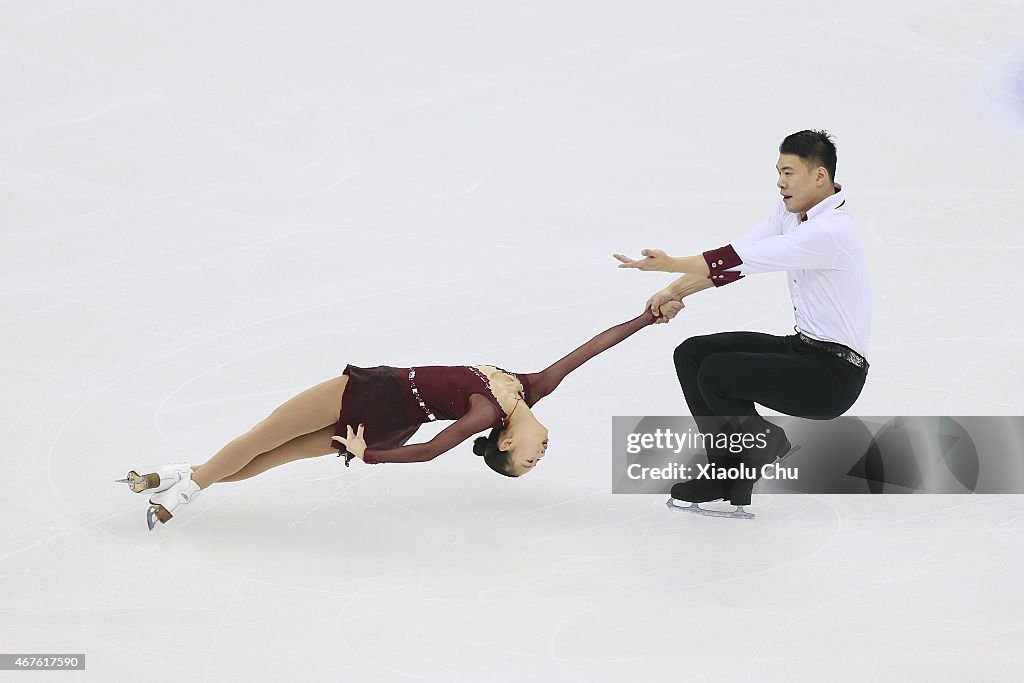 2015 Shanghai World Figure Skating Championships - Day 2