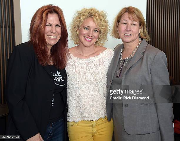 Recording Artists Victoria Shaw, Cam and Sarah Trahern CMA/CEO attend CMA announcement that JIM ED BROWN AND THE BROWNS, GRADY MARTIN, AND THE OAK...