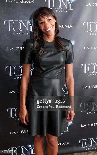 Actress Nikki M. James attends The Tony Awards Celebrate Broadway In Hollywood at Sunset Tower on March 25, 2015 in West Hollywood, California.