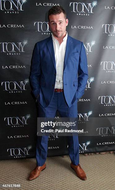 Actor Barry Sloane attends The Tony Awards Celebrate Broadway In Hollywood at Sunset Tower on March 25, 2015 in West Hollywood, California.